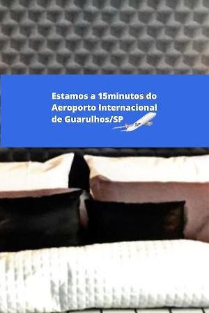 Pousada Casa Dos Gattos - Prox Ao Aeroporto גווארולוס מראה חיצוני תמונה